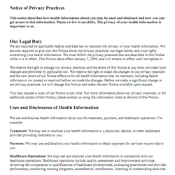 HIPAA form